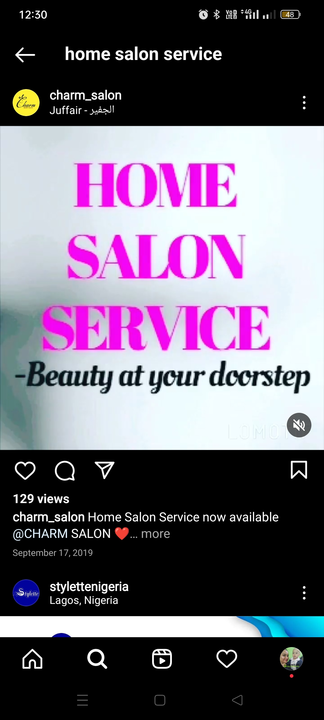 Home salon service available  uploaded by business on 3/27/2023