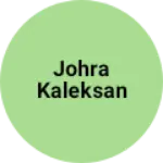 Business logo of Johra kaleksan