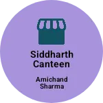 Business logo of Siddharth Canteen Store