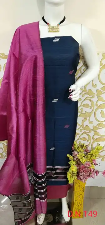 Dupian Raw Silk Suits uploaded by Salman Handloom on 3/28/2023
