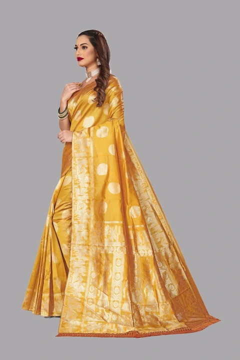 Shubh muhurat yellow  uploaded by Growmore fashion on 3/28/2023