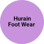Business logo of Hurain foot wear