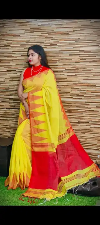 Khadi temple saree with BP  uploaded by business on 3/28/2023