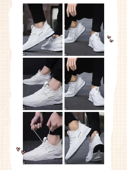 Stylish Sports Walking Shoe For Men (White)

Size: 
UK6
UK7
UK8
UK9
UK10

 Color:  White

 Type:  Sp uploaded by Shoes trader on 3/28/2023