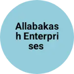 Business logo of Allabakash enterprises