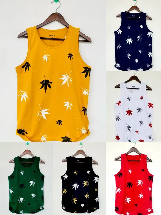 MENS TANKTOPS WITH ALLOVER PRINT uploaded by business on 3/28/2023
