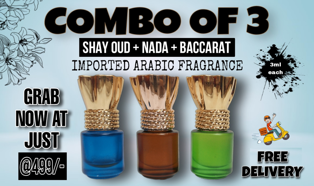 Imported Arabic Attar SHAY OUD, NADA, BACCARAT  uploaded by Dubai Fragrance on 3/28/2023