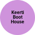 Business logo of Keerti Boot House