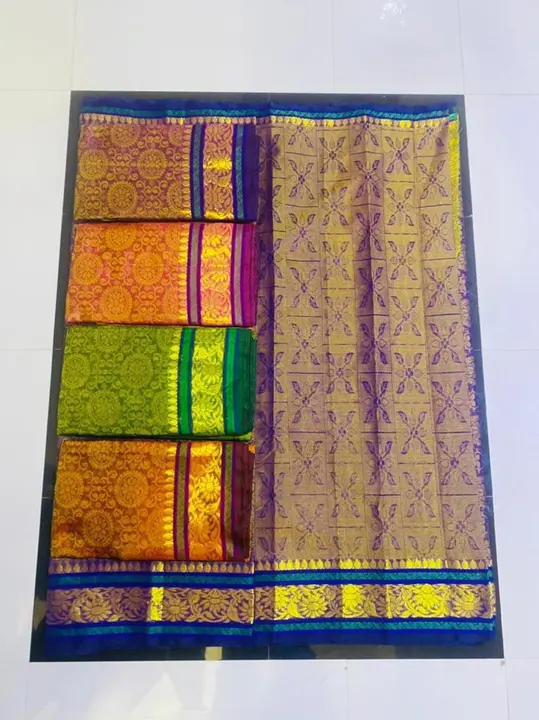 Patola Cotton Saree
Length - 6+ meter
Set - 5 
Colour - 5
MOQ- 15
Price - 340/- per saree uploaded by Shamshad Enterprises on 3/28/2023