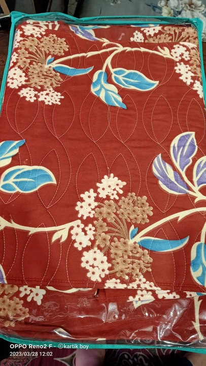 90x100 bedsheet kulting pillow cover uploaded by Laxmi Narayan Traders on 3/28/2023