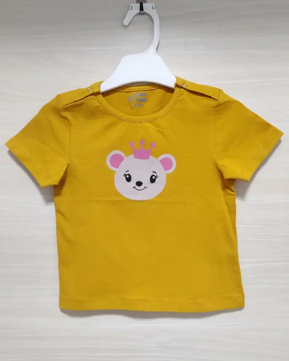 BABIES 5PACK SHOULDER BUTTON T-SHIRT, SIZE: 0-6M, 6-12M, 12-18M, 18-24, 2/3 YEARS (5:5:5:5:5) uploaded by Avarnas on 5/28/2024