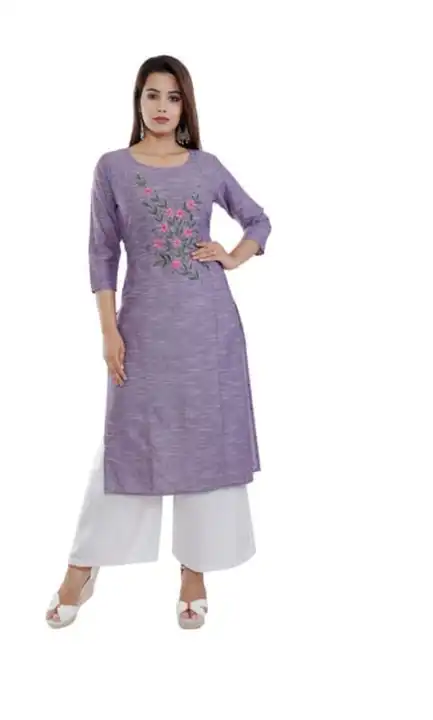 100% cottton kurti with palazzo set  uploaded by business on 3/28/2023