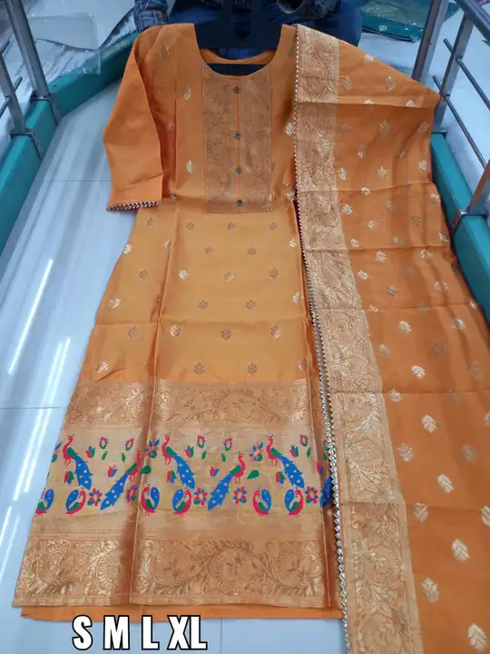 Product image of ```DHAMAKA DESIGN*

NEW COLLECTION 

*KURTI AND DUPATTA SET*

*FABRIC - HEAVY MUSLIN*

*SIZE, ID: dhamaka-design-new-collection-kurti-and-dupatta-set-fabric-heavy-muslin-size-1f9aef17