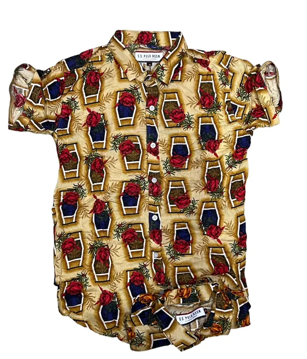 Reyone printed shirt uploaded by Patel knitwear on 3/28/2023