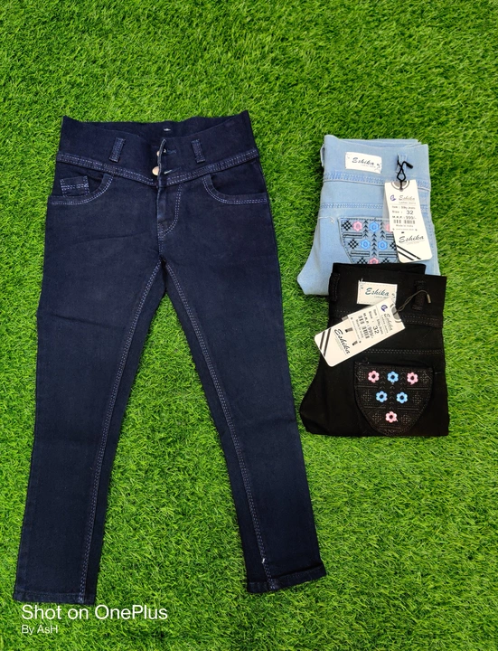 Girls Kids Jeans [ 22×40 ] uploaded by Esha Creations on 3/28/2023