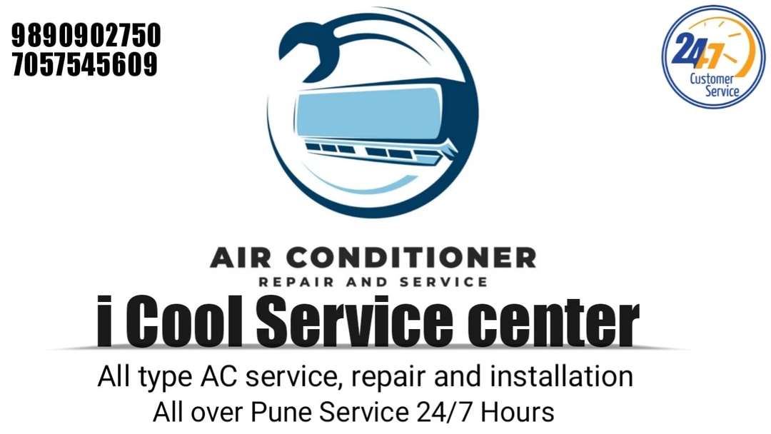 Visiting card store images of I Cool Ac Services