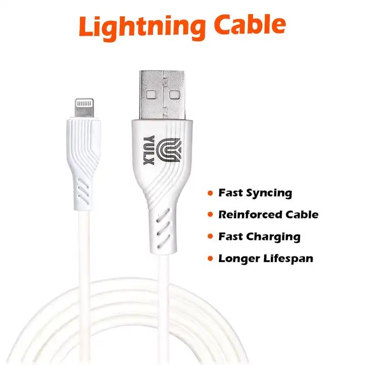 YULX LIGHTNING 2.4A DATA CABLE  uploaded by business on 3/28/2023