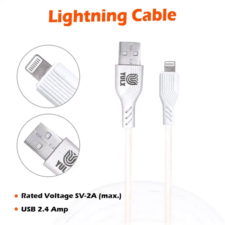 YULX LIGHTNING 2.4A DATA CABLE  uploaded by YULX INDIA  on 3/28/2023
