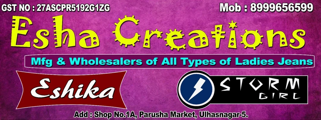 Factory Store Images of Esha Creations