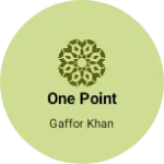 Business logo of One point