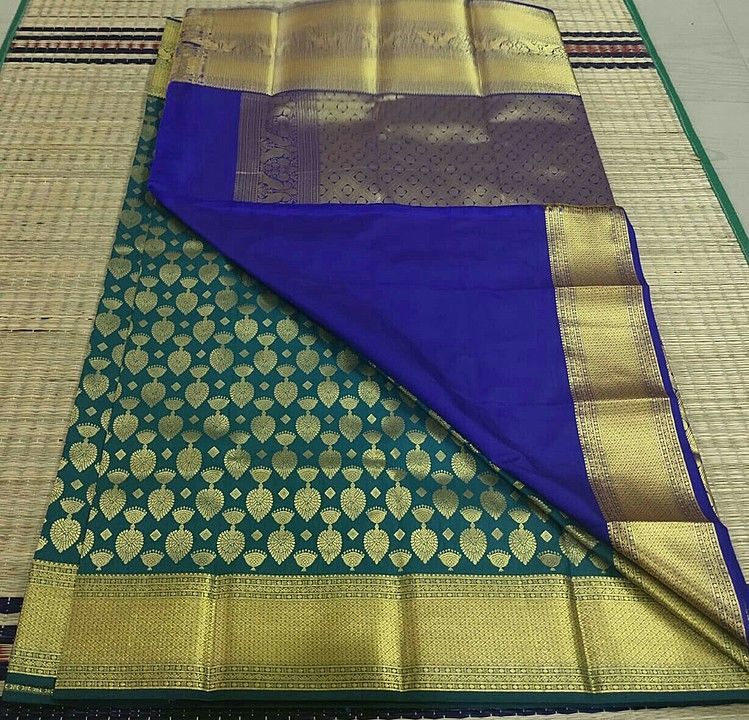 Kanchipuram silk sarees with grand zari pallu and  uploaded by business on 5/13/2020