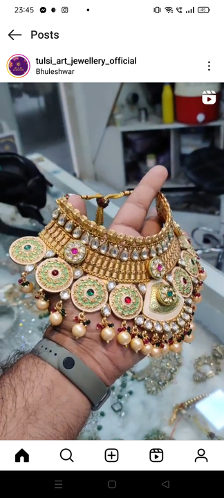 Braidal jewelry  uploaded by Radhe creation on 3/28/2023