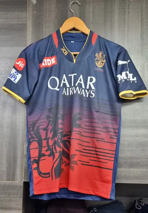 Post image I want 11-50 pieces of Sports T-Shirts at a total order value of 5000. I am looking for RCB latest jersey. Please send me price if you have this available.