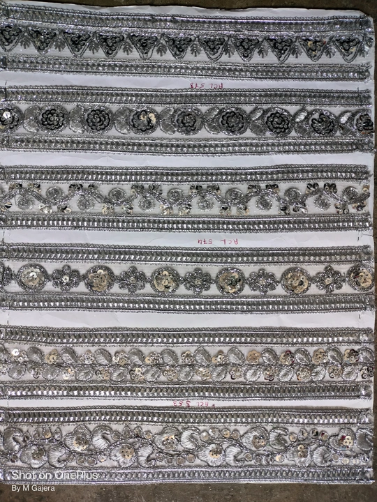 Fancy lace silver colour  uploaded by Shreeji fashion on 3/28/2023