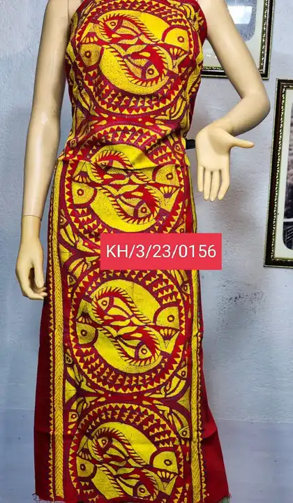 PURE COTTON KANTHASTITCH DRESS MATERIAL uploaded by 𝐈𝐂𝐂𝐇𝐄 𝐏𝐔𝐑𝐎𝐍 𝐒𝐀𝐑𝐄𝐄 𝐒𝐀𝐌𝐁𝐇𝐀𝐑 on 3/28/2023
