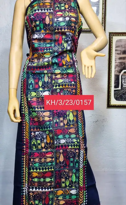 PURE COTTON KANTHASTITCH DRESS MATERIAL uploaded by 𝐈𝐂𝐂𝐇𝐄 𝐏𝐔𝐑𝐎𝐍 𝐒𝐀𝐑𝐄𝐄 𝐒𝐀𝐌𝐁𝐇𝐀𝐑 on 5/28/2024