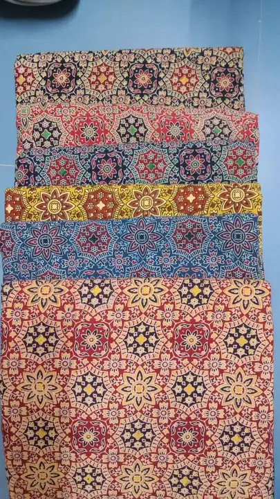 Cotton camric Ajrak print  uploaded by Cara Exim on 3/28/2023