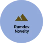 Business logo of Ramdev novelty