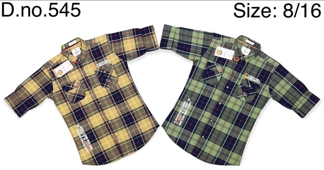 Checks Shirts 6-16 uploaded by SHYAM TRADERS on 5/30/2024
