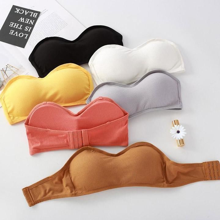 Strapless Tube Tops Women Crop Top Seamless Underwear Back Closure Sexy Lingerie Female  uploaded by business on 3/1/2021