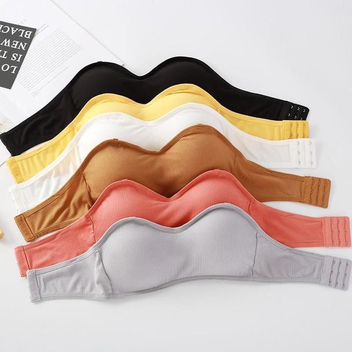 Strapless Tube Tops Women Crop Top Seamless Underwear Back Closure Sexy Lingerie Female  uploaded by M.r.consultant on 3/1/2021