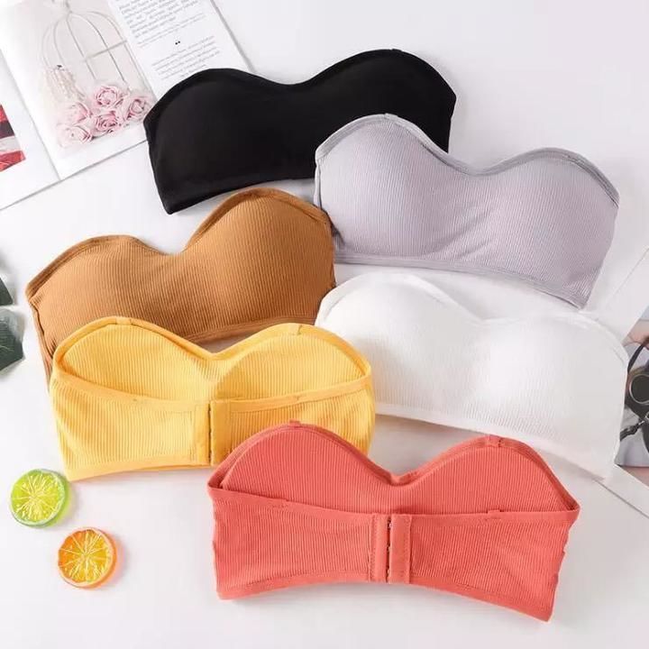 Strapless Tube Tops Women Crop Top Seamless Underwear Back Closure Sexy Lingerie Female  uploaded by M.r.consultant on 3/1/2021