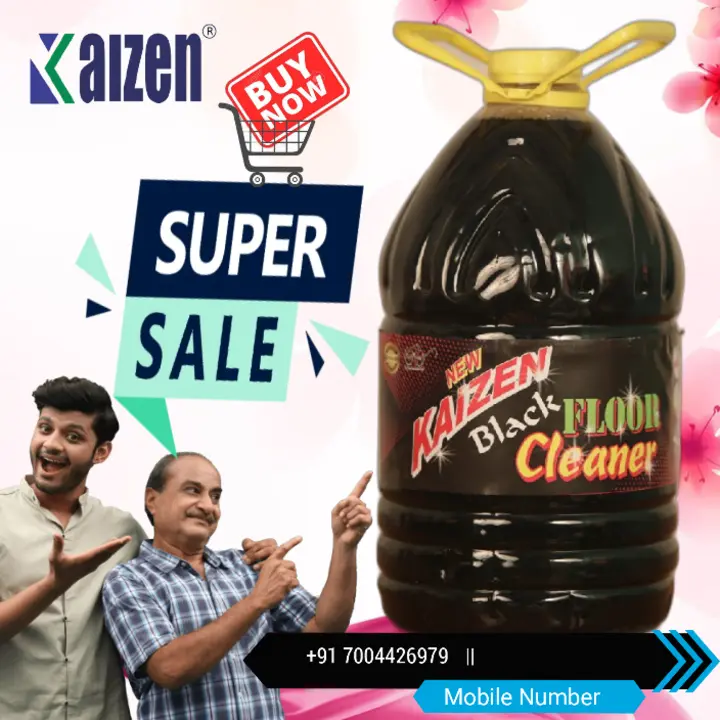 Black floor cleaner uploaded by Kaizen chemicals on 3/28/2023
