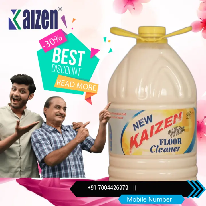 White floor cleaner uploaded by Kaizen chemicals on 3/28/2023