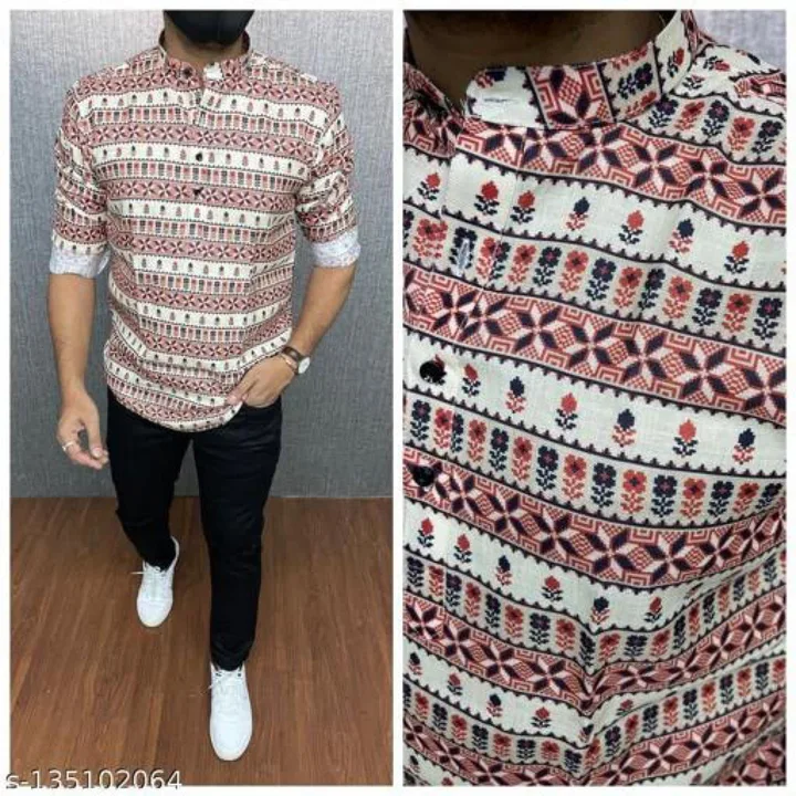 Product image of Hot Selling Full Sleeve Short Kurta Shirt , price: Rs. 299, ID: hot-selling-full-sleeve-short-kurta-shirt-3bdcceca