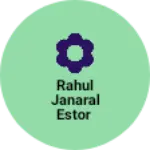 Business logo of Rahul janaral estor