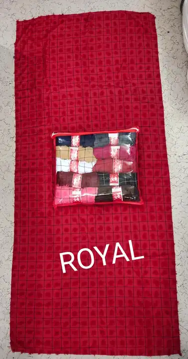Coton stole royal uploaded by Sanjana Textile on 3/28/2023