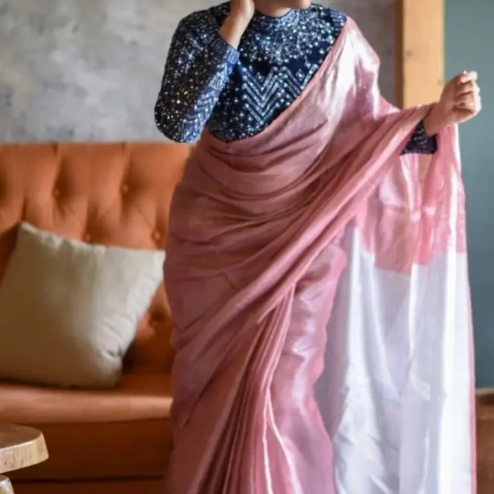 Tissue linen Silk saree  uploaded by Goverdhan Silk  on 3/28/2023