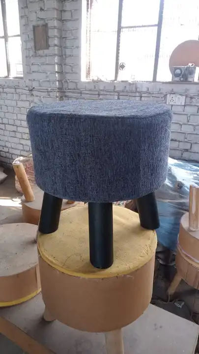 Velvet fabric wooden stool  uploaded by Amit Handicrafts on 3/28/2023