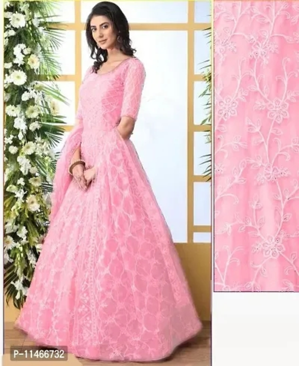 Stylish Fancy Net Ethnic Gown For Women uploaded by business on 3/28/2023