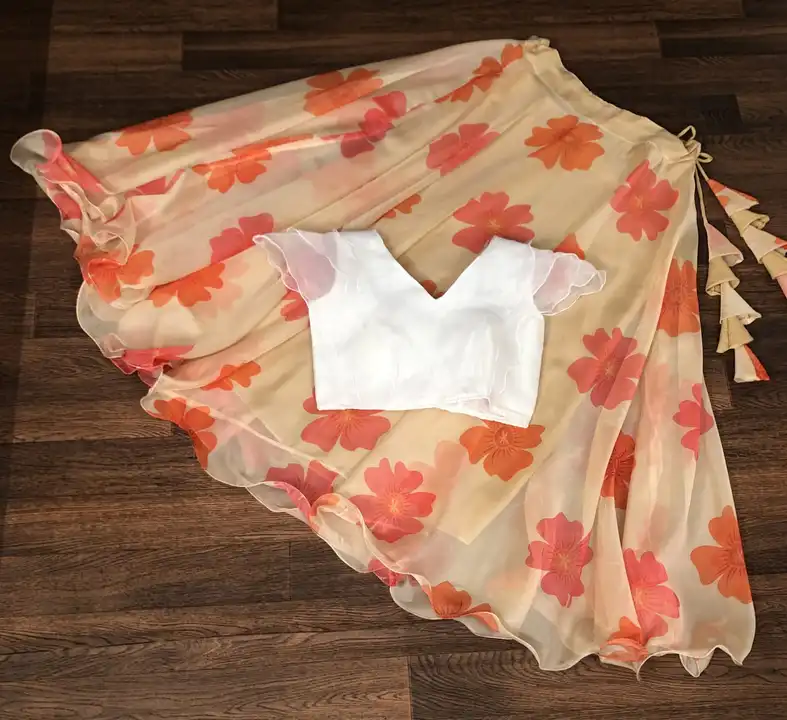 Lvr blouse lehenga uploaded by Roseberry creation on 3/28/2023
