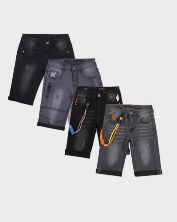 Boys short jeans factory price make to order  uploaded by business on 3/28/2023
