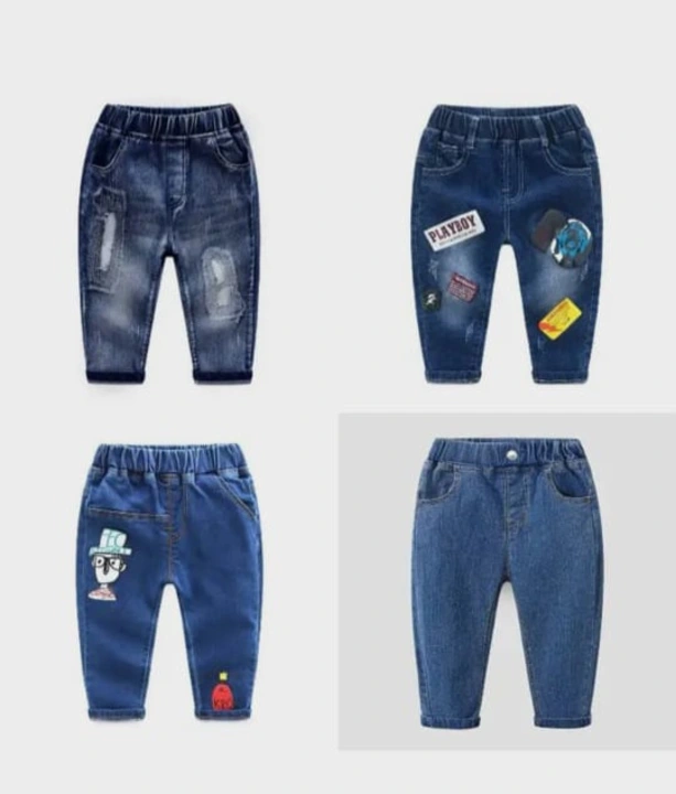 Boys trendy jogger jeans factory price make to order  uploaded by Fc jeans on 3/28/2023