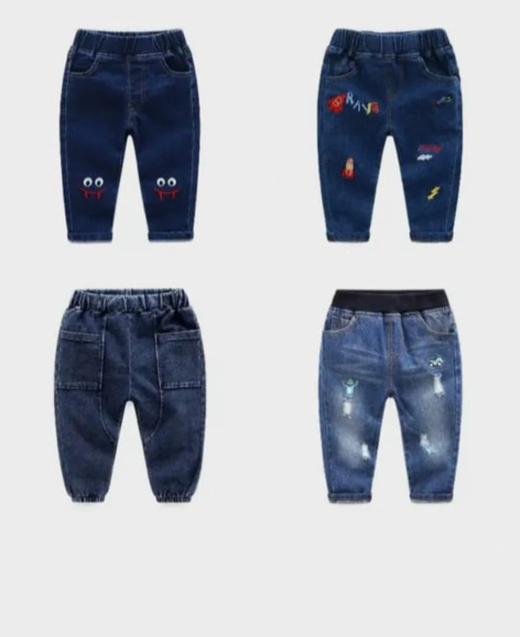 Boys trendy jogger jeans factory price make to order  uploaded by Fc jeans on 3/28/2023