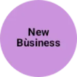 Business logo of New bùsiness