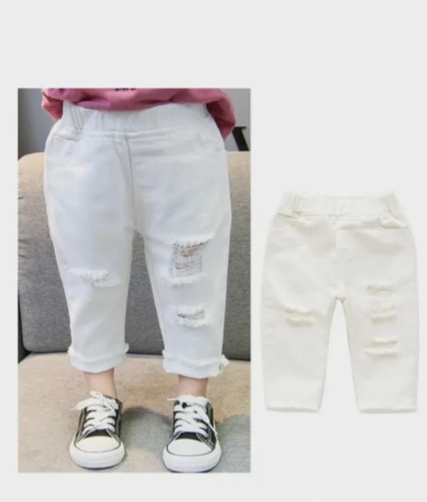 High quality boys white jeans factory price make to order  uploaded by FIRST CHOICE JEANS  on 3/28/2023